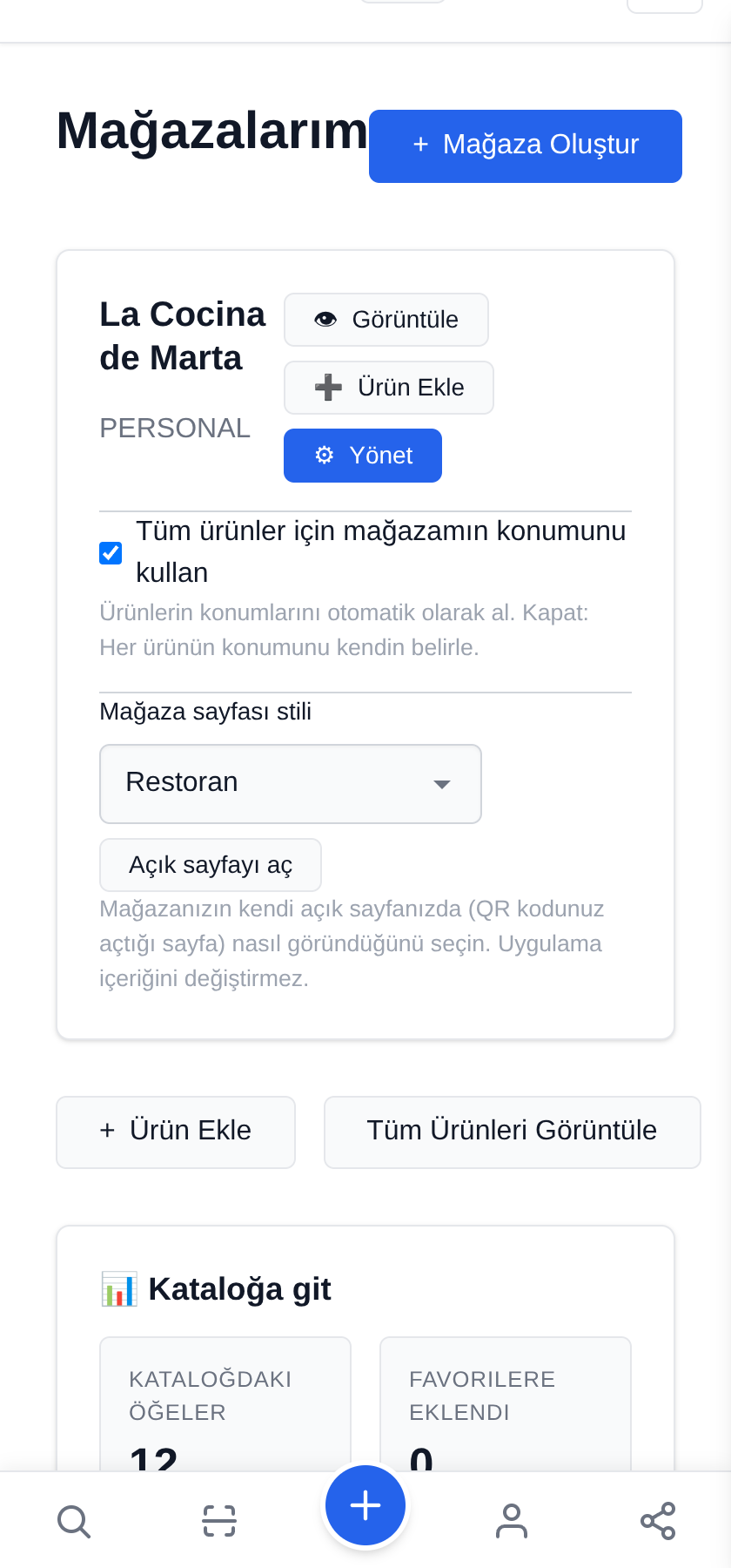 Restoranınızın menüsünü ücretsiz bir QR koduna taşıyın Restoran stilini seçin