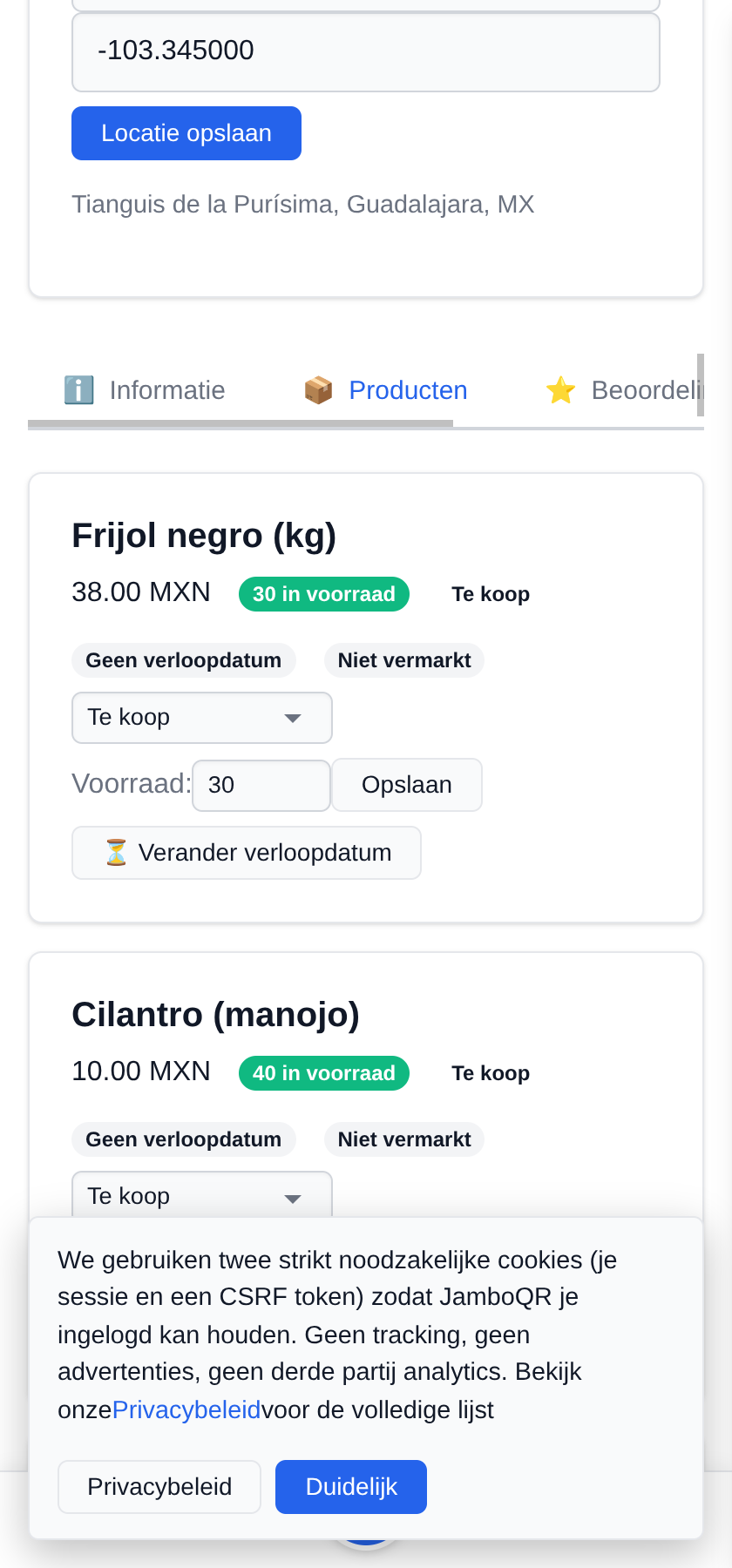 Mijn mobiele winkel: één kraam, elke dag een andere plek Op: zet de voorraad op nul