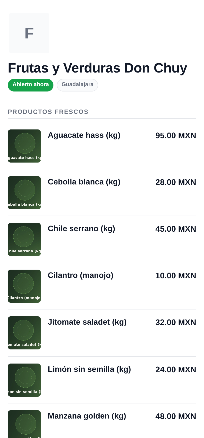 Mi tienda móvil: un puesto, un sitio distinto cada día Esto es lo que ve tu cliente