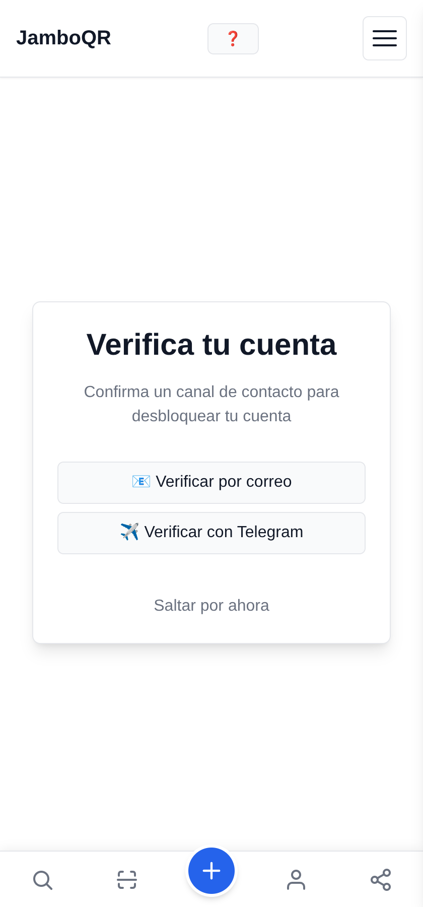 Regístrate: tu cuenta y tu tienda en cinco minutos Confirma que el correo es tuyo