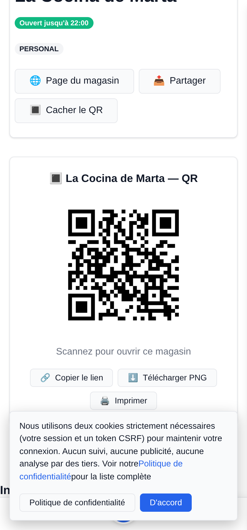 JamboQR : scannez, partagez et montrez ce que vous faites avec un QR code Votre propre QR code à imprimer, et un lien à partager