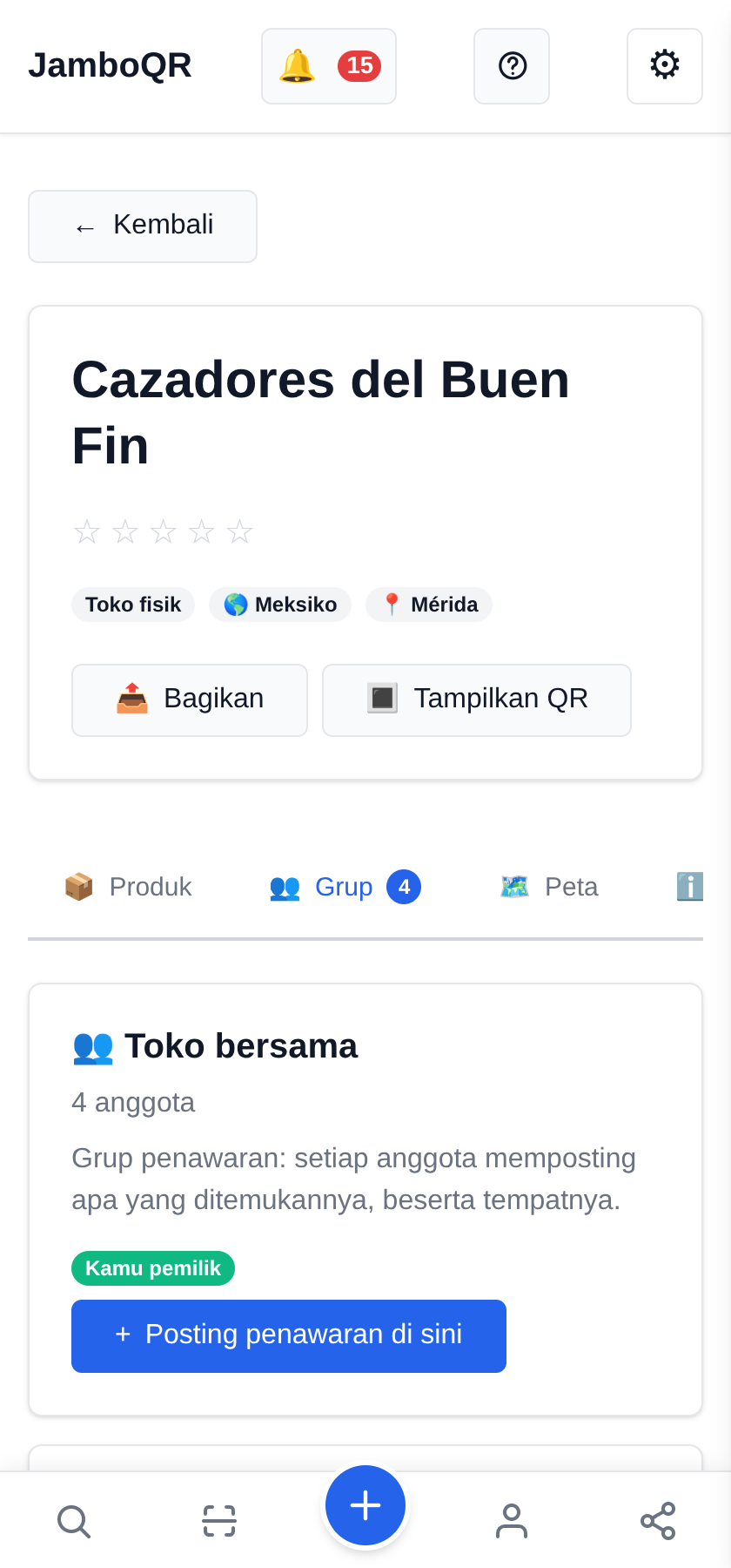 Buen Fin bersama JamboQR: berburu penawaran asli bareng-bareng Buat klubnya: sebuah toko bersama