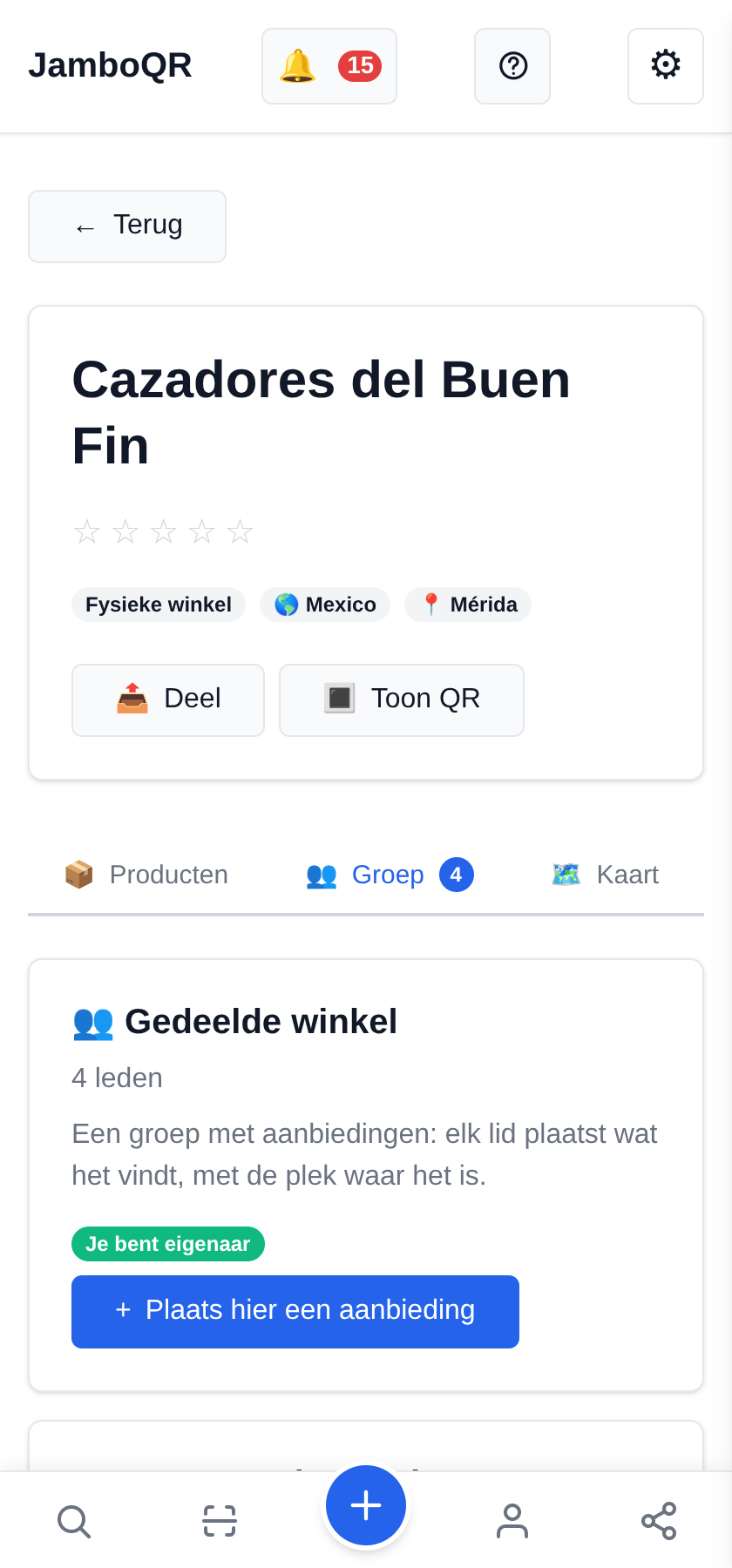 Buen Fin met JamboQR: samen op jacht naar echte aanbiedingen Maak de club: een gedeelde winkel