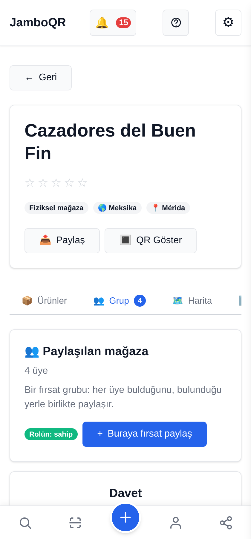 JamboQR ile Buen Fin: gerçek fırsatları birlikte avlayın Kulübü kurun: paylaşılan bir mağaza