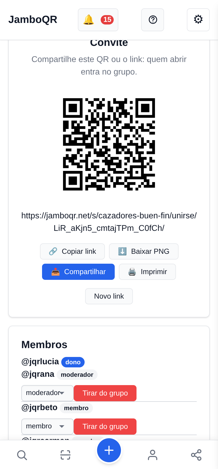 Buen Fin com o JamboQR: cace ofertas de verdade em grupo Convide o seu pessoal com um QR