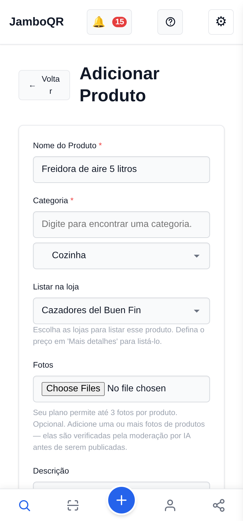 Buen Fin com o JamboQR: cace ofertas de verdade em grupo Viu uma oferta? Publique com o lugar