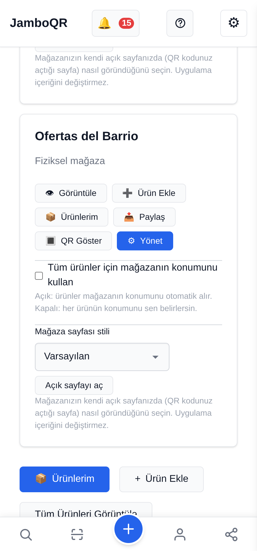 Her fırsat için bir yer