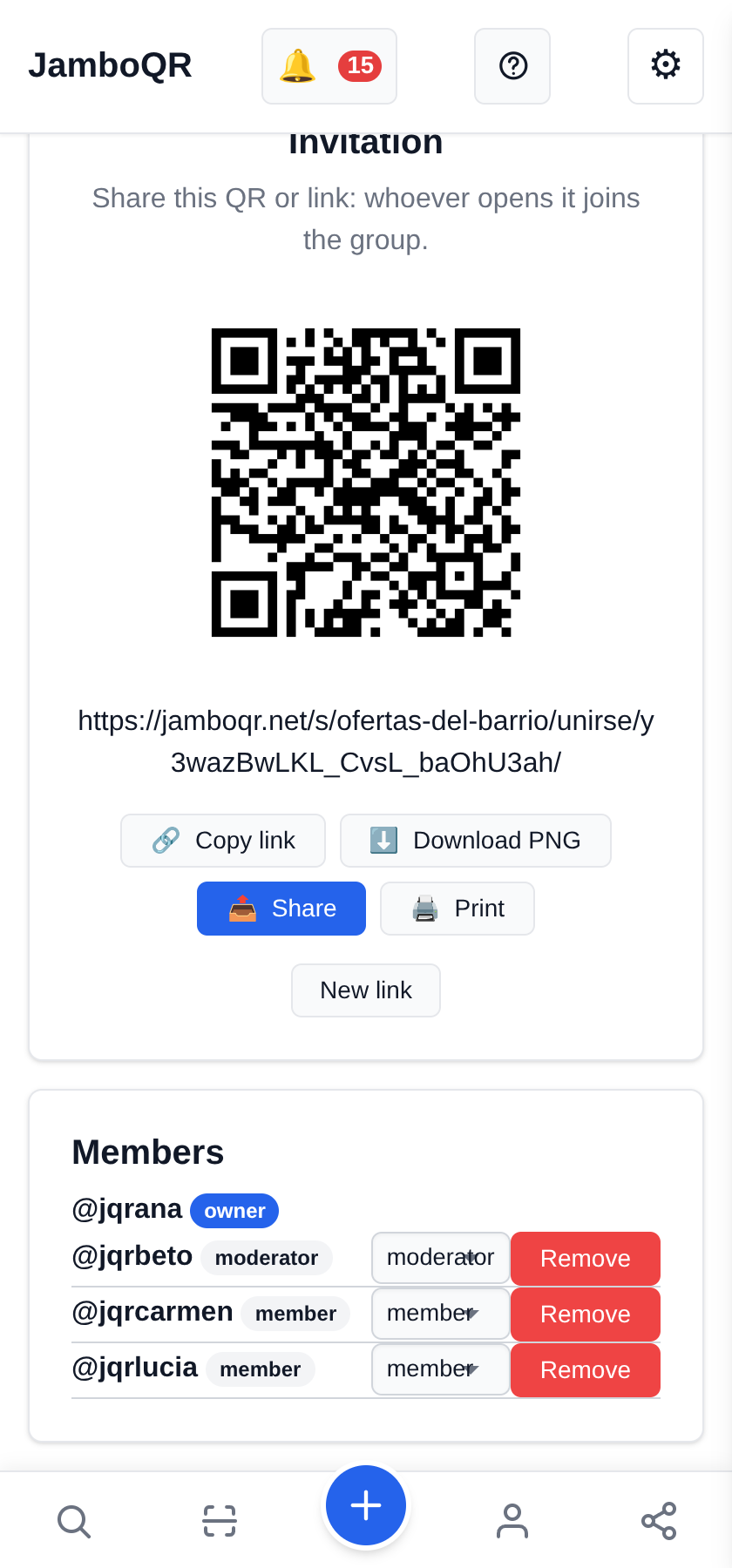 Start a deals club with your neighbours The invitation: a QR for the neighbourhood