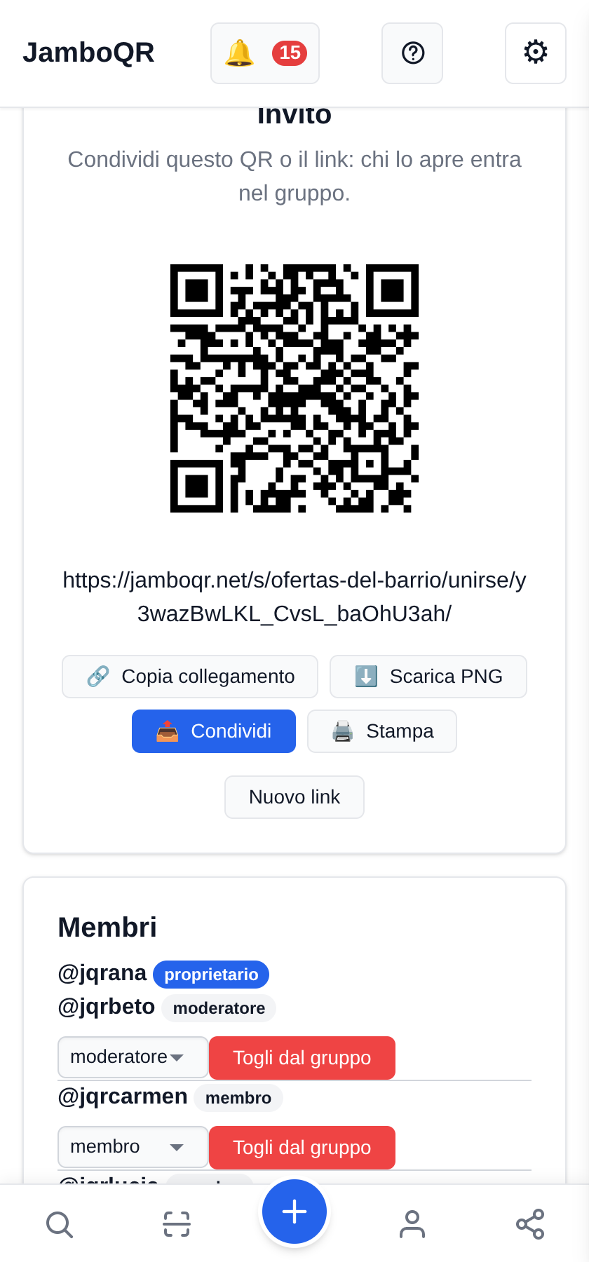 L'invito: un QR per il quartiere