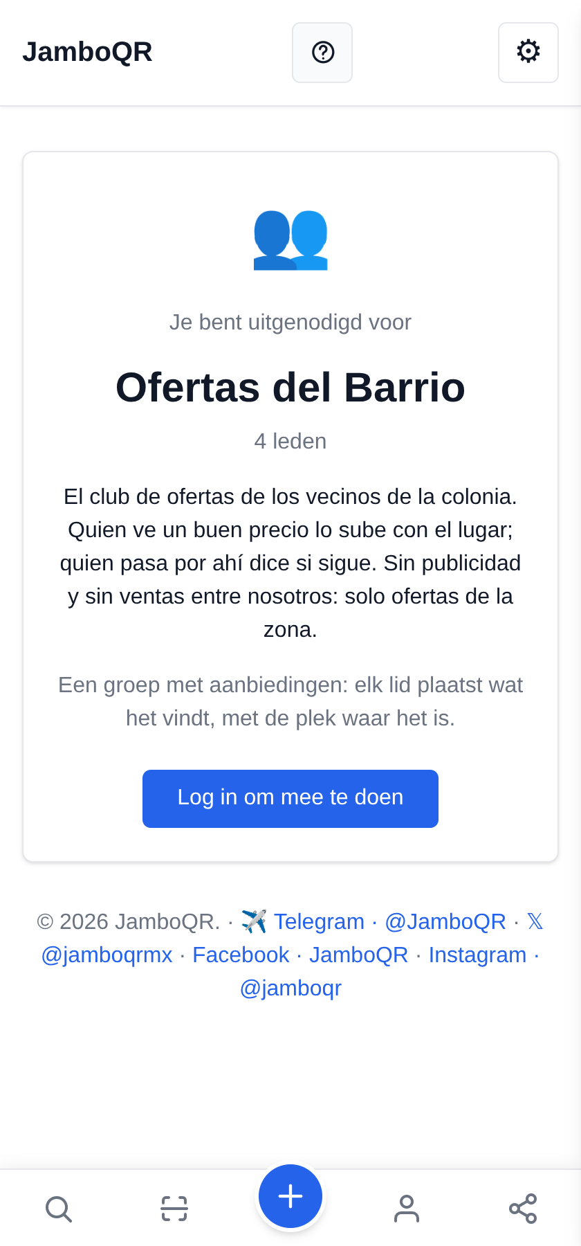 Begin een aanbiedingenclub met je buren Wat de buur ziet die hem scant