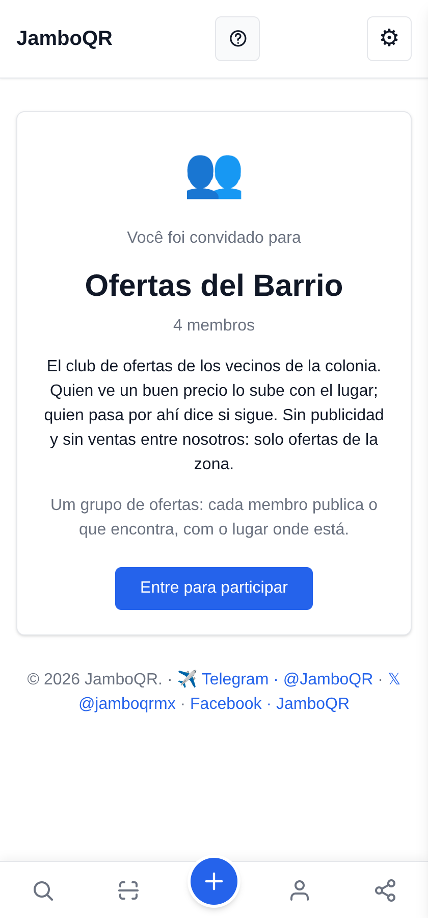 O que vê o vizinho que escaneia