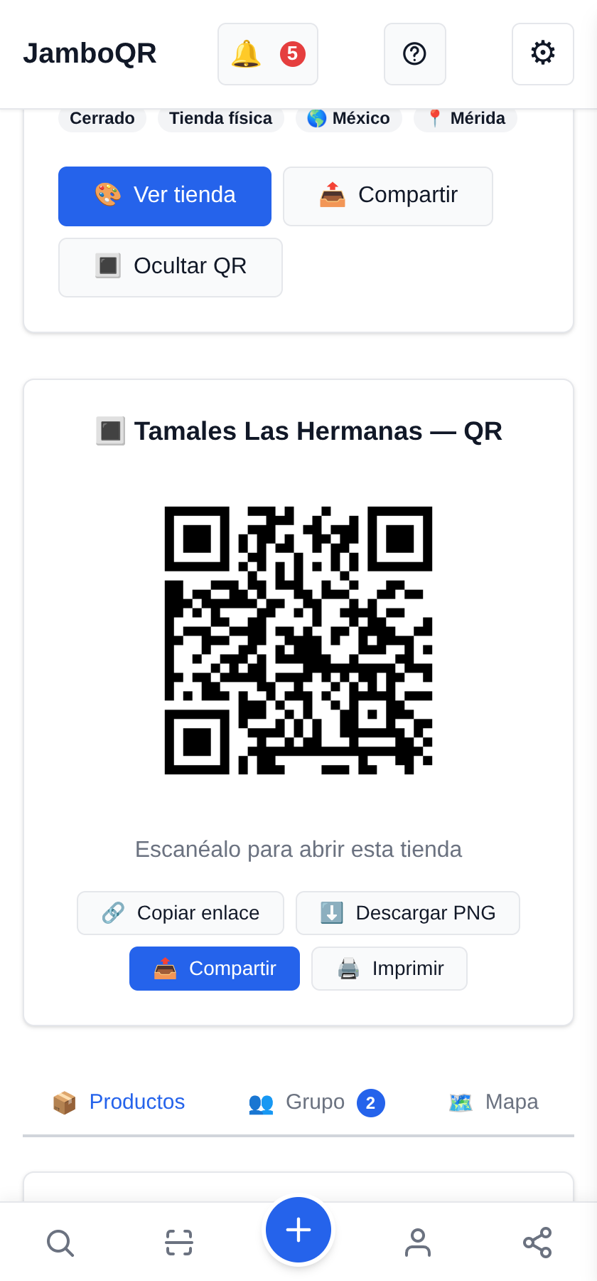 Una tienda entre varios: el negocio familiar con dos que publican Un solo QR para el puesto