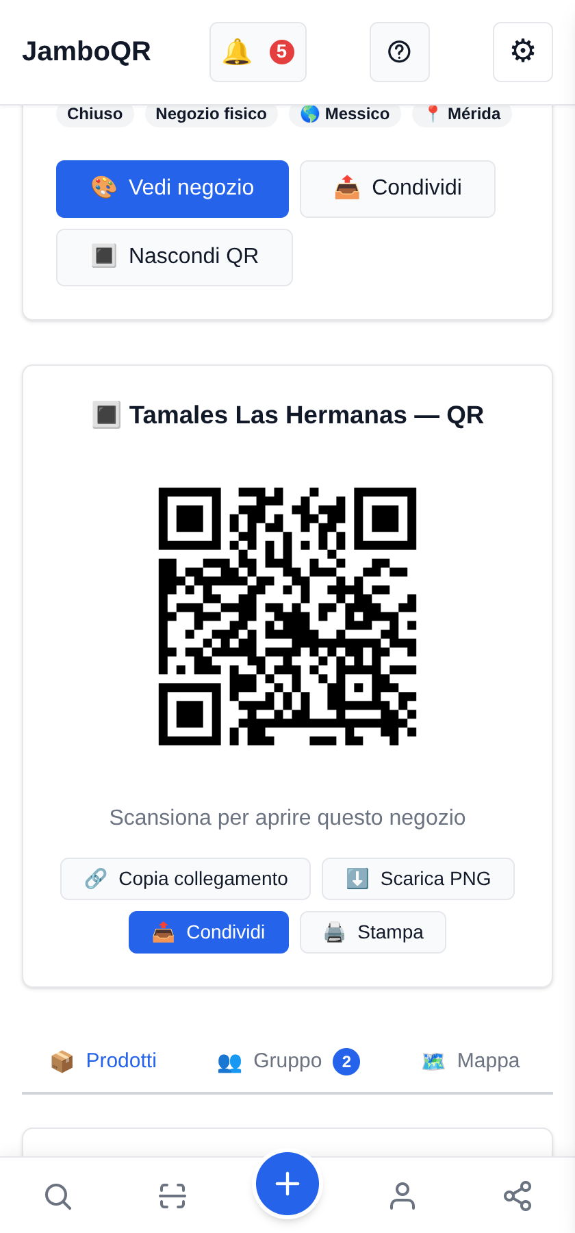 Un negozio in più persone: l'attività di famiglia dove pubblicano in due Un solo QR per la bancarella