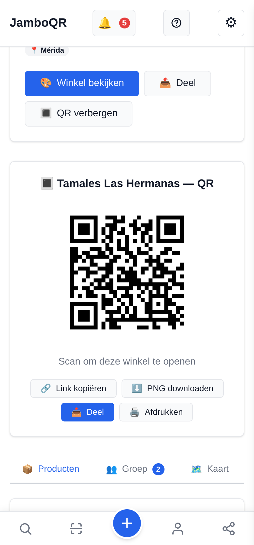 Eén winkel, meerdere mensen: het familiebedrijf waar twee plaatsen Eén QR-code voor het kraampje